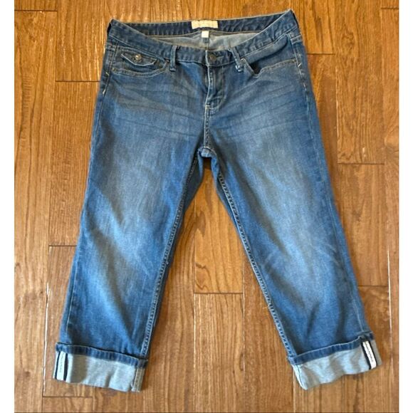 Banana Republic stretch crop cuffed jeans size 29/8p - Picture 10 of 10